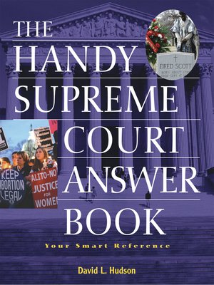 cover image of The Handy Supreme Court Answer Book